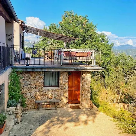 Bas De Villa Au Milieu Des Oliviers. Chateauneuf-Villevieille Exterior foto